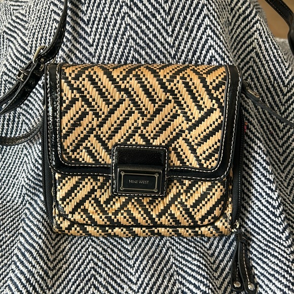 Nine West Crossover Woven Bag - Picture 1 of 6